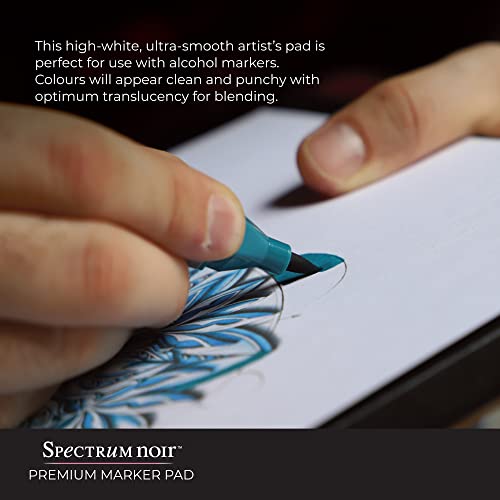 Spectrum Noir Crafter's Companion Painting and Drawing, Multicolor - style: Marker Paper Pad