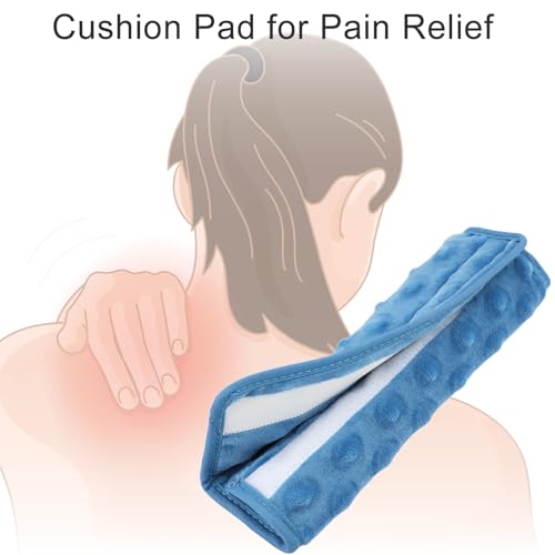 2Pcs Arm Sling Padding for Neck Arm Sling Strap Cushion Neck Pad Cushions Shoulder Brace Carry Strap Pads Elbow Wrist Injury Support Strap Padded Women Men Minky Dot Denim Blue - color: Minky Dot Denim Blue-2pcs