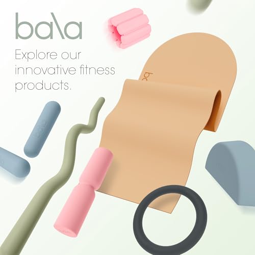 Bala Hourglass Foam Roller (Sea) - Soft Density Back Roller Foam for Physical Therapy, Deep Tissue Muscle Massage, Flexibility & Stretching - Workout Roller for Yoga, Neck, Back & Legs Exercise