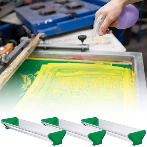 Threlaco 6'' Dual Edge Aluminum Emulsion Scoop Coater for Silk Screen Printing Coating Tool Photo Screen Printing Supplies - size: 6 Inch
