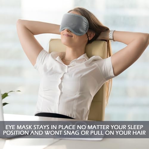 Tarpop 200 Pcs Eye Masks Adjustable Sleeping Mask, Gray - color: Gray