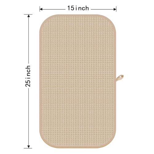 HOMEXCEL 4 Pack Gym Towels, Waffle Hand Towels for Bathroom, 15 X 25 Inch