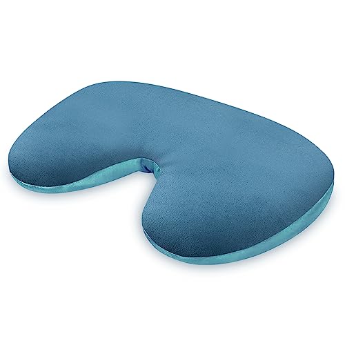 RelaxCoo Microwave Heating Pad, Face Eye Mask Microwavable for Dry Eyes, Migraines, Headache, Sinus Pressure Relief and Relaxation, Warm Compress Eye Pillow Heat Pad, Blue - style: Blue 1 Pack