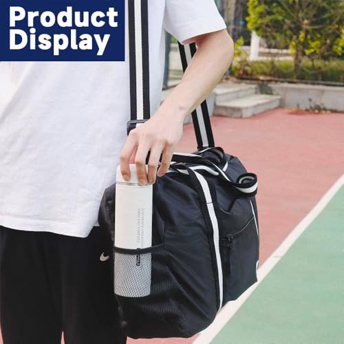 Arxus Carry On Travel Bag, Lightweight Foldable Packable Tote Bag 25L - color: Black