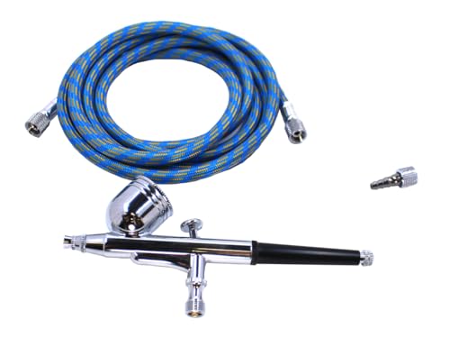 Dual Action Gravity Feed Airbrush & Compressor Combo by Spaz Stix