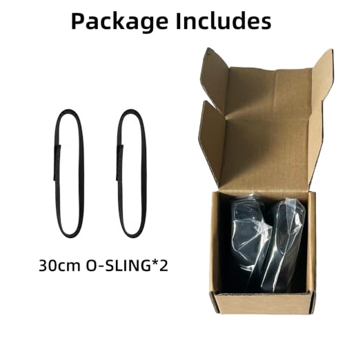 Aerial Yoga O Sling Straps, SGS Certified Trapeze Loop 2PCS - size: 30cm
