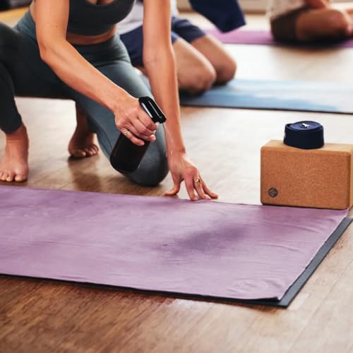 Manduka eQua Hot Yoga Mat Towel - 71" | Rapid Moisture Activated Grip | Ultra Soft Microfiber | Quick Dry | Lightweight, Travel Friendly Mat Layer | 71 x 24 inches | Midnight - color: Midnight, size: 71" x 24"