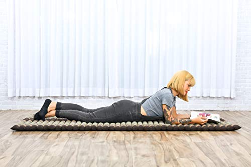 Leewadee Thai Roll Mat 75 x 28 inches Kapok Firm - color: Sf10 - Brown, size: M: 75x28"