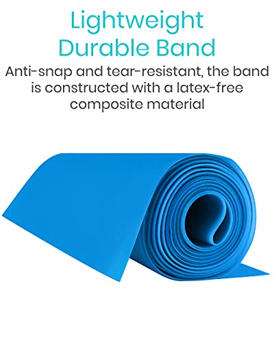 Vive Resistance Bands for Working Out (5 Pack) - Exercise & Workout Resistance Kit - Stretch, Elastic Loop Bands for Physical Therapy, Pilates, Yoga & Gym, for Men & Women - style: Flat