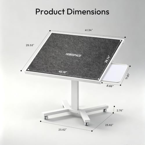 2000 Pieces Jigsaw Puzzle Table with Drawers & Legs, 41.34"x29.53" Metal Adult Puzzle Table (Stability Tested & Ergonomic), Adjustable Height & Tilt Angle, Wooden Puzzle Board with Wheels & Cover - color: White(2000pcs)
