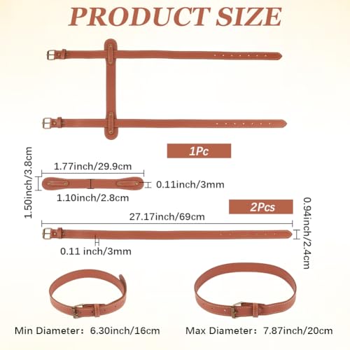 PU Leather Yoga Blanket Mat Carrier Portable Picnic Blanket Rug Roll Carry Strap Adjustable Handle Beach Mat Motorcycle Bedroll Holder Belt for Outdoor Camping Travel Hiking - style: max 20cm