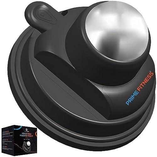 PRIME Fitness wall Mounted Massage Ball | Cold Therapy | wall Mounted Back Massager | cryo Stick | Relieve Muscle Pain (360 Wall Massager) - color: 360 Wall Massager