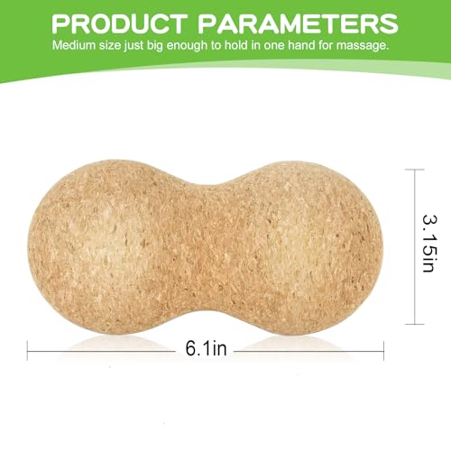 Cork Massage Ball Peanut Massage Ball for Physical Therapy Relaxer