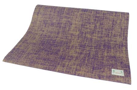 Kakaos Natural Jute Yoga Mat - color: Purple