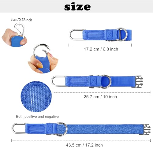 ZINZ Elastic Jacket Gripper Travel Strap with D-Ring Hooks and Buckle, Suitcase Straps Belts Travel Accessories, Makes Your Hands Free - color: Blue