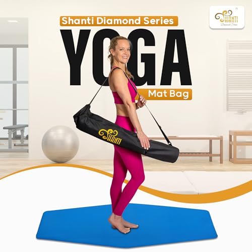 Shanti Diamond Series Yoga Mat Carrying Bag, 93cm Long.