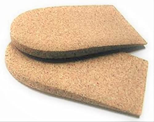 Atlas Biomechanics 1/2" (12mm) Cork Heel Lift, 1 Pair, Large (3" Wide), Brown, Unisex Adult - size: Large (3" wide)