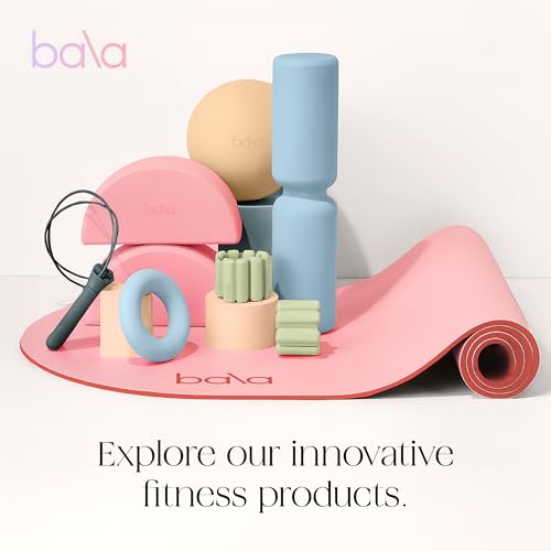 Bala Yoga Mat for Home Gym, Non-Slip Exercise Mat for Home Yoga - color: Sand, style: Deco Mat - 5mm