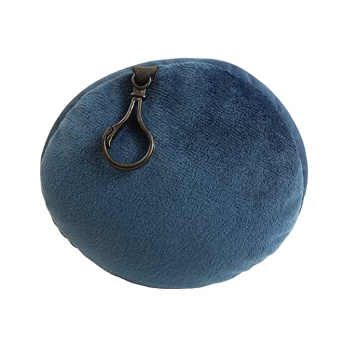 Wolf Essentials Microbead Bolster Tube Travel Pillow - Compact Neck Roll Pillow for Airplane, Car, or Home - Soft Lumbar Support Pillow - Navy - color: Navy, size: Adult (Single Pack)