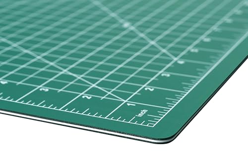 Dahle Vantage 10473 Premium Self-Healing Cutting Mat, 24"x36", 1/2" Grid, 5 Layers for Max Healing, Perfect for Crafts & Sewing, Green - color: Green, size: 36"L x 24"W