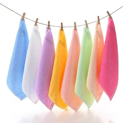 Luxury Baby Washcloth Towel Set 16 Pack for Children Baby Bathroom-Hotel-Spa-Kitchen Multi-Purpose Fingertip Towels & Face Cloths 10'' x 10''