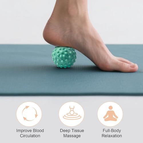 Foot Massage Ball Myofascial Release, Pain Relieve from Plantar Fasciitis, Hand Massage Ball, Restore Foot Massage Roller, Massager Tool for Tight Muscles and Sore Feet - color: 3 Texture Ball
