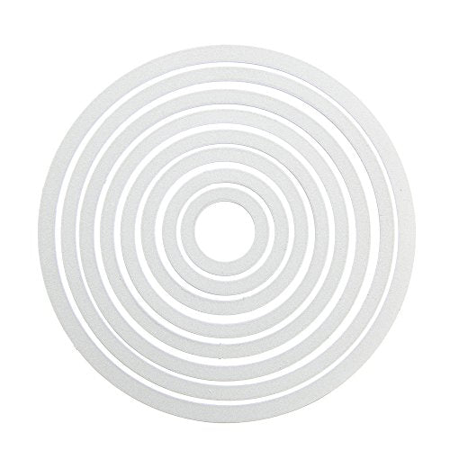 Big Round Cutting Dies Handmade DIY Paper Cards Album Decoration Stencils Template Embossing for Card Scrapbooking Craft Circle - style: Big Round