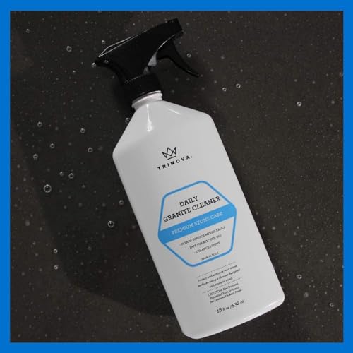 TriNova Granite Cleaner, 18 fl oz and 1 Gallon Refill Bundle | Stone cleaner bundle for granite, marble, quartz and sealed stone surfaces. - style: Refilll Bundle