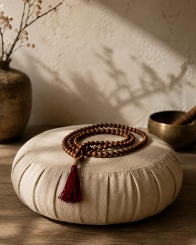 Buckwheat-Filled Zafu — Meditation Cushion