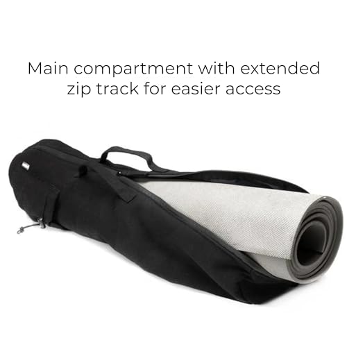 VOORAY Avani Yoga Mat Bag with Adjustable Shoulder Strap - Black
