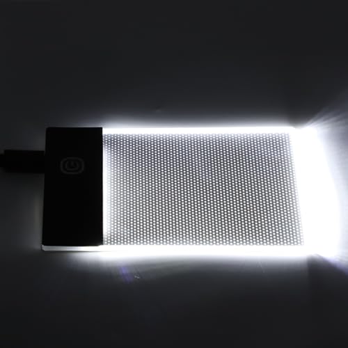 A6 Portable LED Light Box small light pad LED Light Board small light pad Artcraft Tracing Light Pad LED Drawing Tablet, Light Board flip book paper for Mesas de Luz