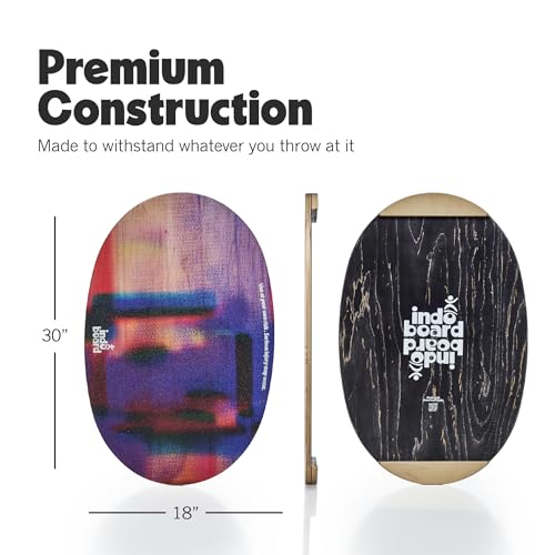 The Original Indo Board Training Package - Balance Board Trainer for Core Strength, Stability & Athletic Performance - Surfing, Skateboarding, Snowboarding, Yoga, Physical Therapy & More. Includes Board, Cushion and Roller. - color: Country Road