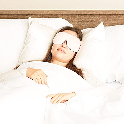 Bucky 40 Blinks No Pressure Eye Mask for Travel & Sleep - color: Peony Pink