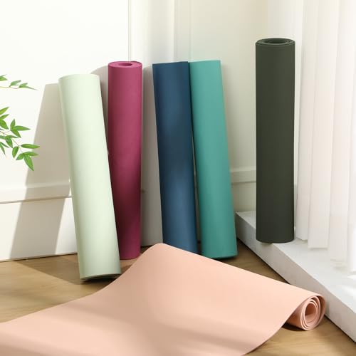Timgle 6 Pack Yoga Mats Bulk 68x24 Inches Non Slip 4 mm Thick - color: Classic Color