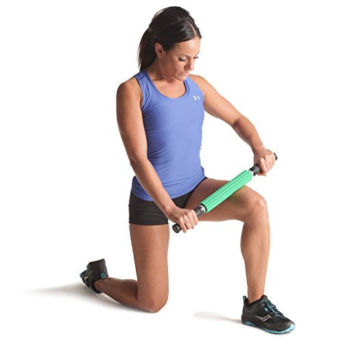 THERABAND Roller Massager +, Muscle Roller Stick for Self-Myofascial Release, Deep Tissue Massage Rolling Pin, Trigger Point Release, Muscle Soreness, Best Gift for Runners, Athletes, Crossfit