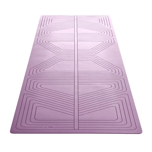 agoy PRO+ WARRIOR - Premium Non-Slip Yoga Mat – Eco-Conscious Design - PU Mat With Wet/Dry Grip+ - Focus Alignment - Lazer-Etched Technology - A Portable Standard Size Mat for All Styles of Yoga - color: TARO