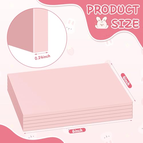 Frienda 30 Pcs 4" x 6" Rubber Linoleum Block for Printmaking,Pink - color: Pink