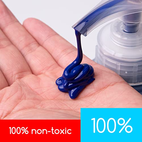 MEEDEN Phthalo Blue Acrylic Paint with Pump Lid, 1/2 Gallon (2L /67.6 oz.) Heavy-Body Non-Toxic Rich Pigment Color, Perfect for Art Class, Wall Painting, Painting Party & Creative DIY - color: Phthalo Blue