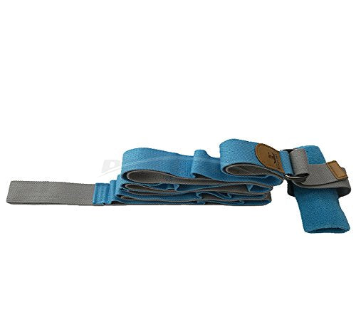 Leg Stretch Band - To Improve Leg Stretching - Easy Install on Door - Perfect Home Equipment For Ballet, Dance And Gymnastic Exercise Flexibility Stretching Strap Foot Stretcher Bands - color: upgrade blue