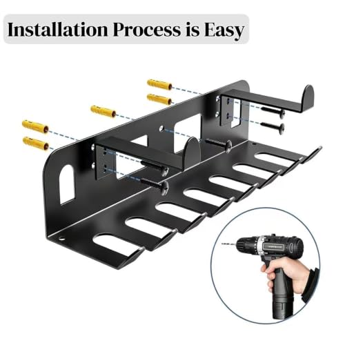 Heavy Duty Gym Equipment Storage Rack for Resistance Bands Storage, Gym Accessories Organization Storage Rack for Exercise Bands,Yoga mat,Jump Ropes, Barbells