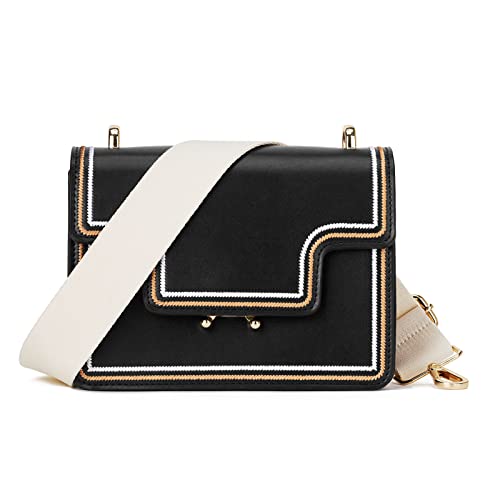 ZOOEASS Wide Shoulder Strap (Solid),Adjustable Replacement Belt Crossbody Canvas Bag Handbag - color: Beige