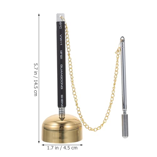 Flexible Buddhist Chime - Brass Hand Bells for Meditation Temple Rituals and Spiritual Practices - Portable 5.90 Inch Chime for Clear Sound and Serenity - size: 14.5X4.5X4.5CM