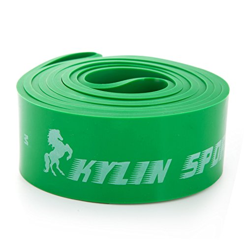 Resistance Band Assisted Pull Up Bands Training Yoga Pilates Elastic Loop Stretch for Cross Workout Gymnastics Power-Lifting - color: Green