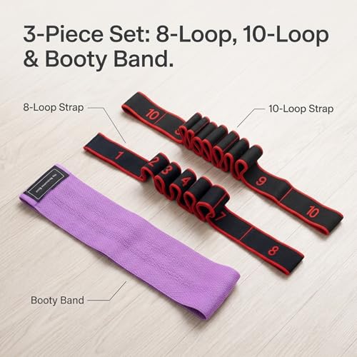 Numbered Resistance Bands Set for Glutes and Legs