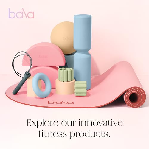 Bala Bangles Wrist & Ankle Weights for Women & Men, Home Gym Equipment - color: Blush, size: 1 LB