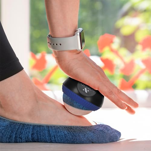 Nobility Massage Ball Roller– Ice Cold and Hot for Deep Tissue and Sore Muscle Relief of Stiffness and Stress, Body, Neck, Back, Foot, Plantar (Blue) - color: Blue