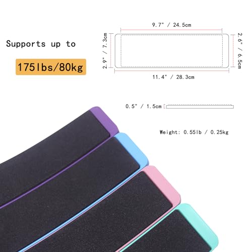 Turn Board for Dancers, Ballet Turning Board, Turning Boards for Dancers, Spinning Boards for Pirouette, Turns and Balance, Spinner Boards for Dancers, Ice Skaters, Gymnasts and Cheerleaders - color: Pink, size: 11″L x 3″W