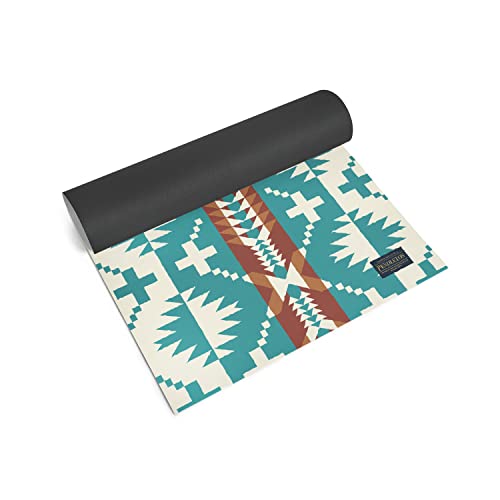 Yune Yoga x Pendleton Spider Rock Yoga Mat – 72”x24”, 6mm Thick, Non-Slip, Eco-Friendly PER – Native-Inspired Design for Home & Studio