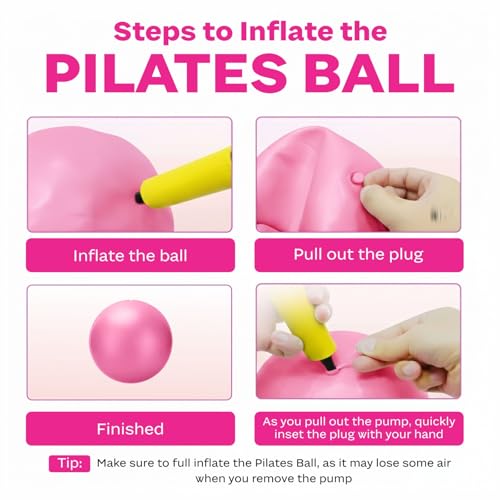 VENTUREPEAK Pilates Ring for Women – Dual-Grip Toning Circle for Thighs, Arms & Core | Lightweight Resistance Ring for Home Workout, Yoga & Balance Training - color: PINK