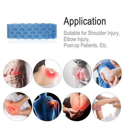 1Pc Arm Sling Padding for Neck Arm Sling Strap Cushion Neck Pad Cushions Shoulder Brace Carry Strap Pads Elbow Wrist Injury Support Strap Padded Women Men Minky Dot Denim Blue - color: Minky Dot Denim Blue-1pc